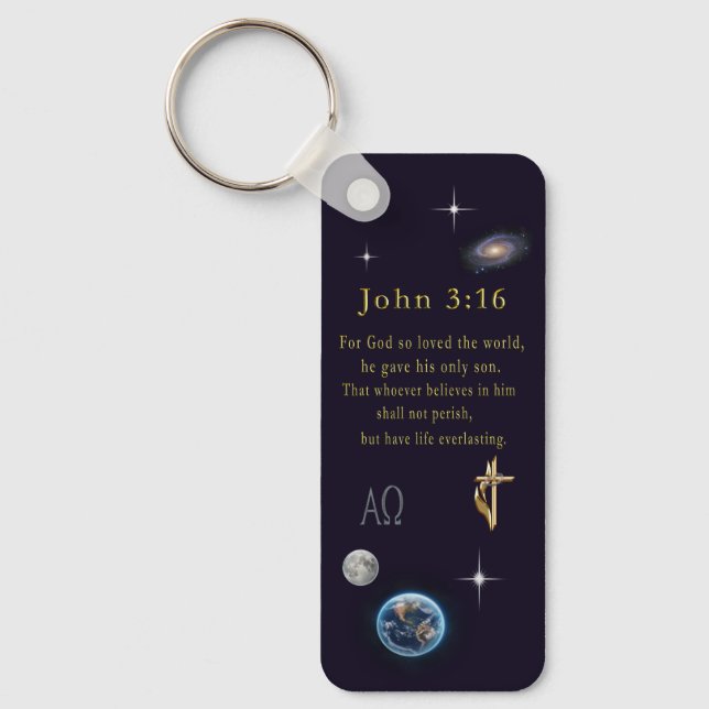 John 3:16 key ring (Front)