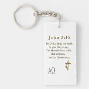John 3:16    keychain