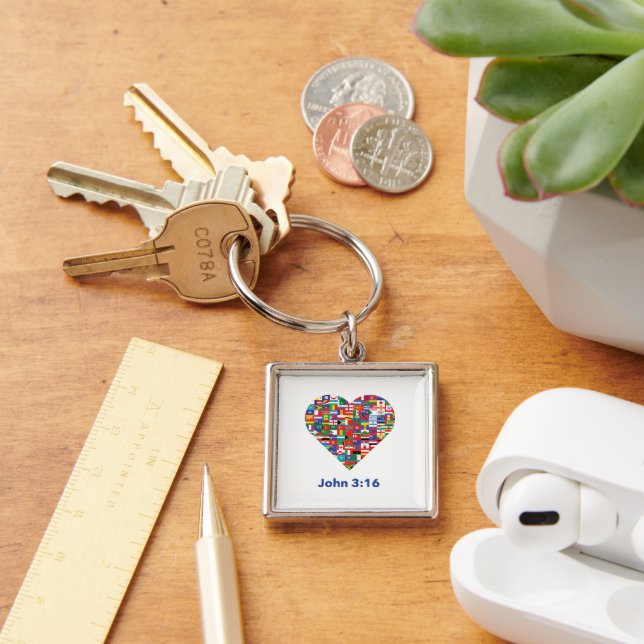 John 3:16 Keychain (Desk)