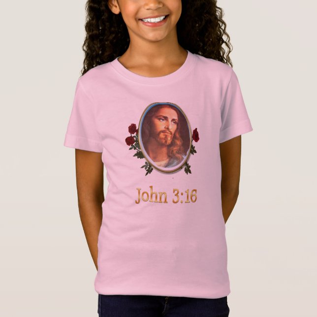 John 3:16 kids t-shirts (Front)