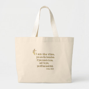 John 3:16 large tote bag