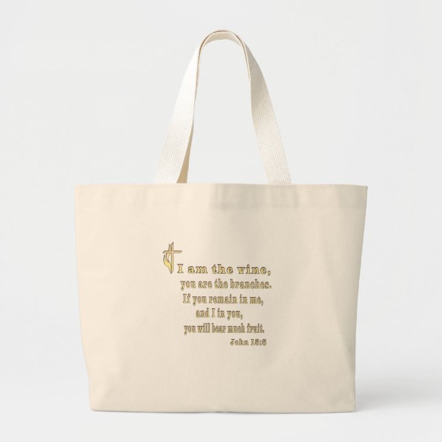 John 3:16 large tote bag (Front)