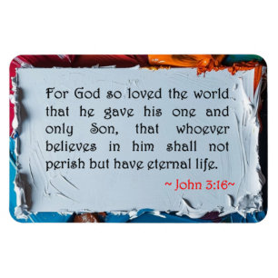 John 3:16   magnet