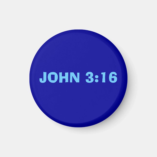 JOHN 3:16 MAGNET (Front)