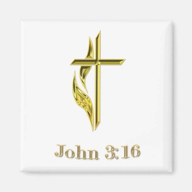 John 3:16 magnet (Front)