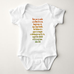 John 3:16 Maori Baby Bodysuit