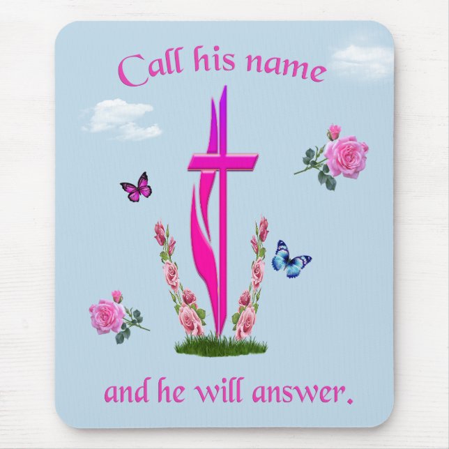 John 3:16 mouse mat (Front)