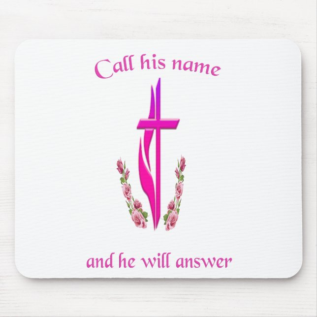John 3:16 mouse mat (Front)
