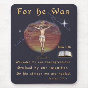 John 3:16 mouse mat