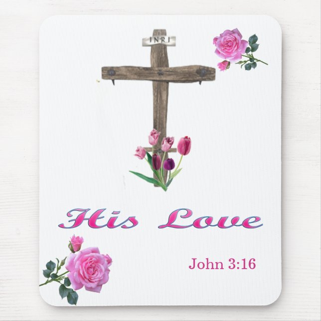  john 3:16 mouse mat (Front)