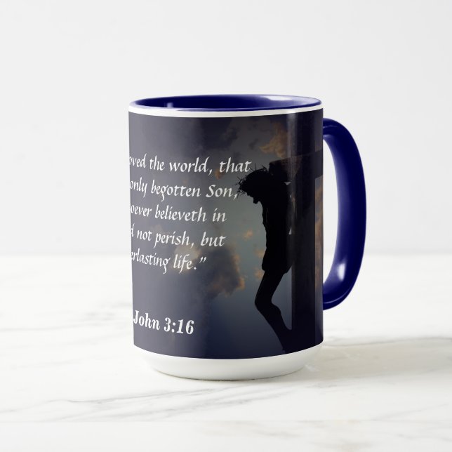 John 3:16 mug (Front Right)