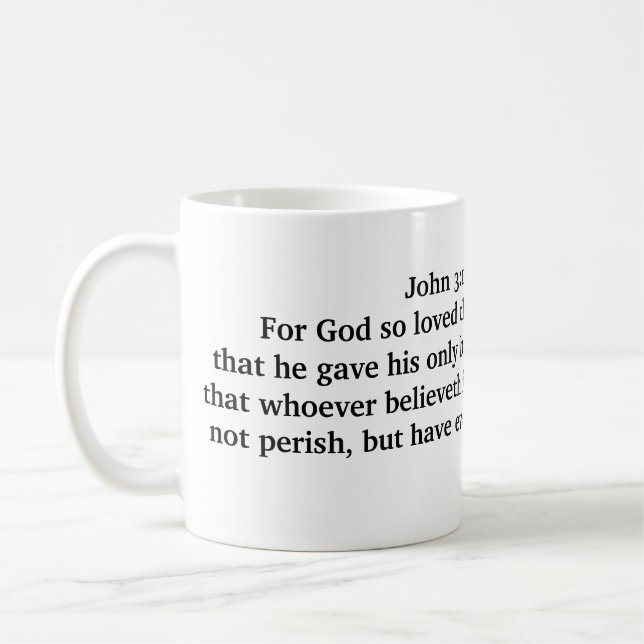 John 3:16 Mug (Left)