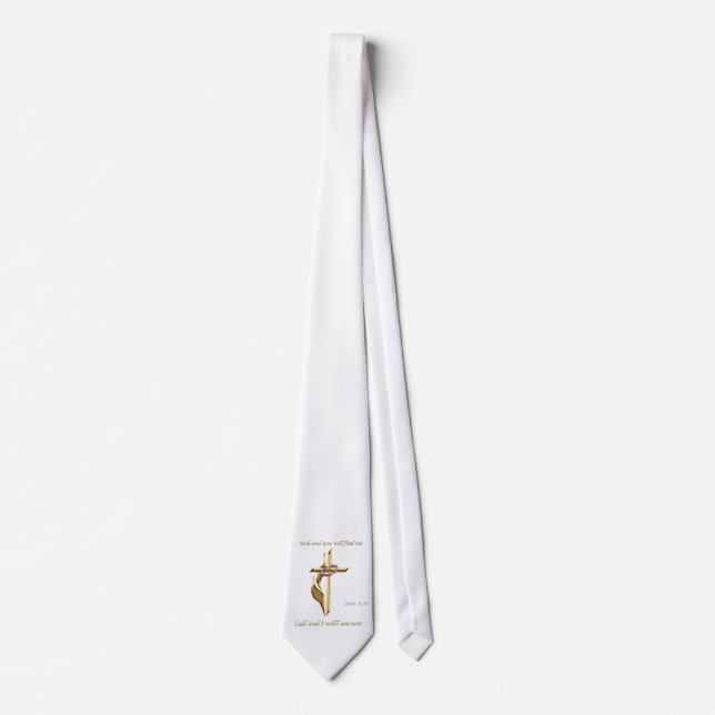 John 3:16   neck tie (Front)