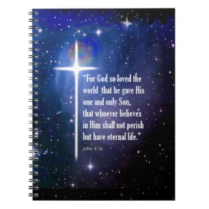 John 3:16 notebook