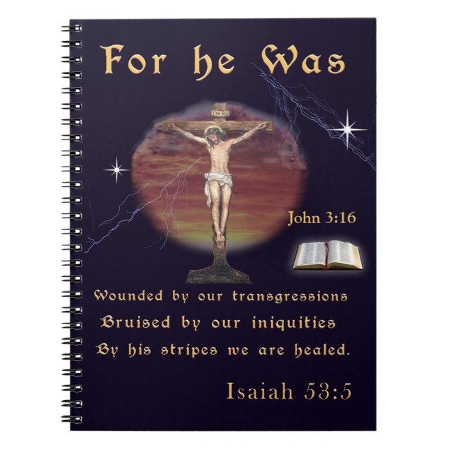 John 3:16 notebook (Front)