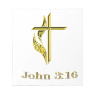 John 3:16 notepad