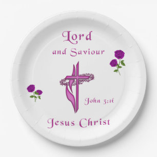 John 3:16 paper plate