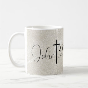 John 3:16 Pearl Background Coffee Mug