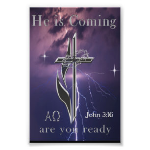 John 3:16 photo print