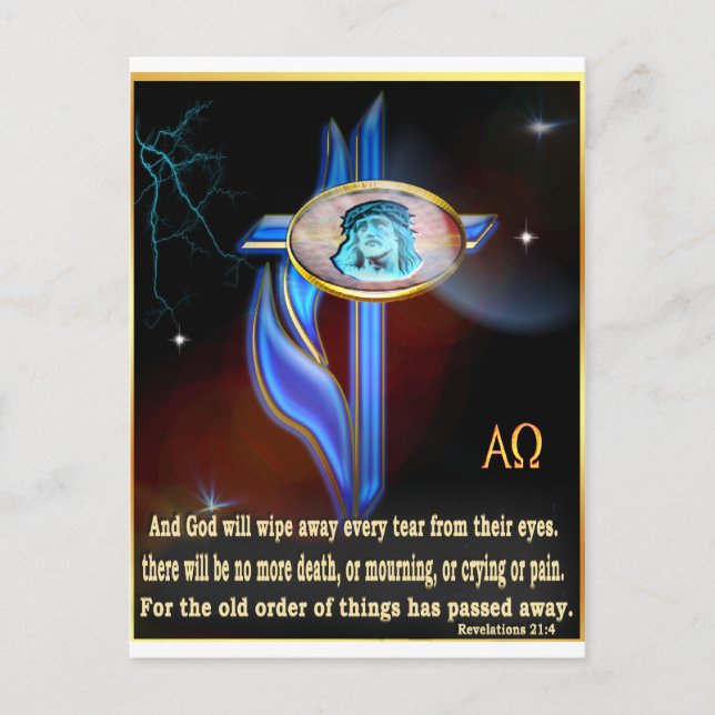 John 3:16 postcard (Front)