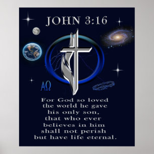 John 3:16 poster