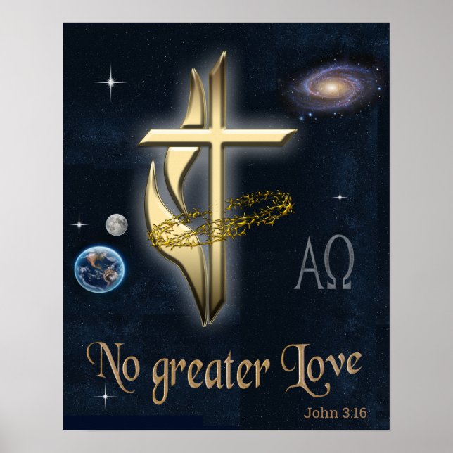 John 3:16   poster (Front)