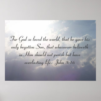 John 3:16 print