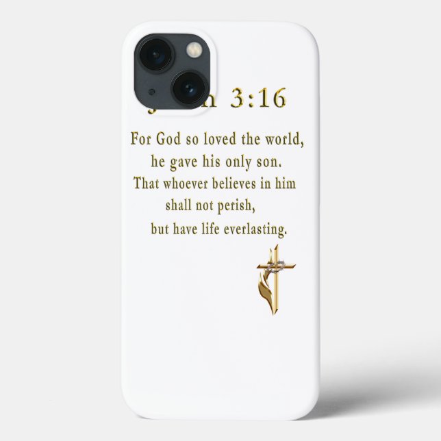 John 3:16 products Case-Mate iPhone case (Back)