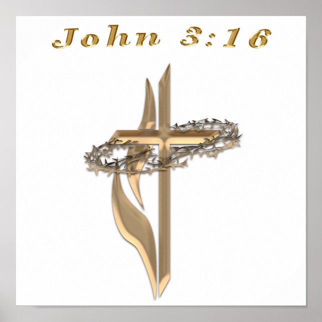 John 3:16 products poster (Front)