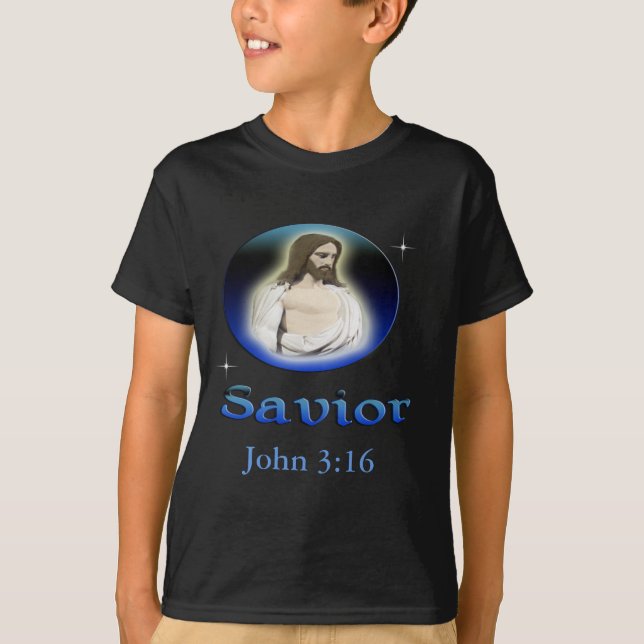 John 3:16 Saviour T-Shirt (Front)