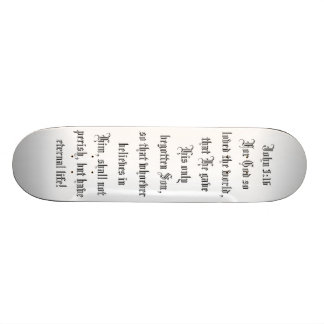 John 3:16 Skate board