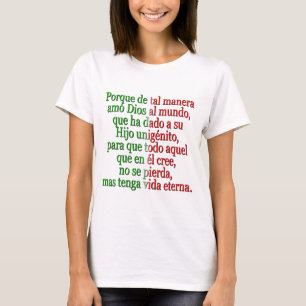 John 3:16 Spanish T-Shirt