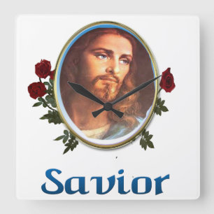 JOhn 3:16 Square Wall Clock