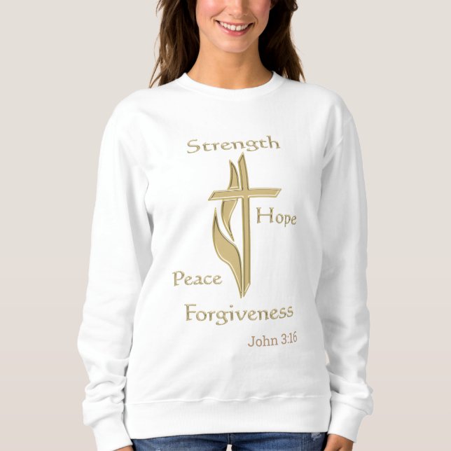John 3:16 sweatshirt (Front)