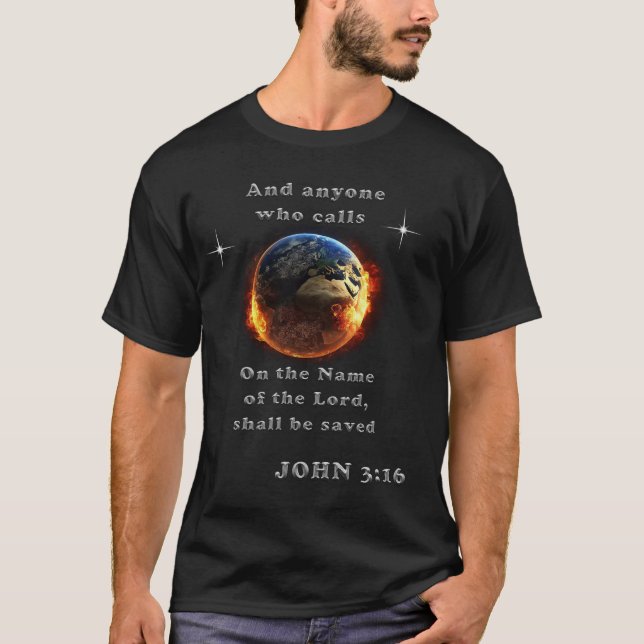 John 3:16 T-Shirt (Front)