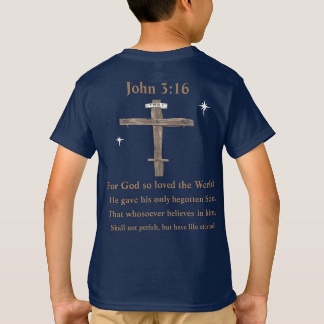 John 3:16 T-Shirt (Back)