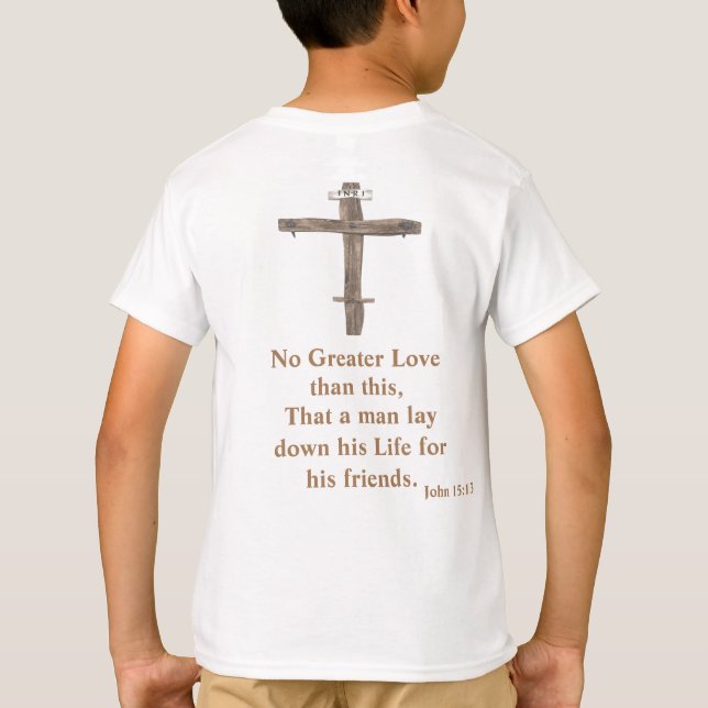 John 3:16 T-Shirt (Back)
