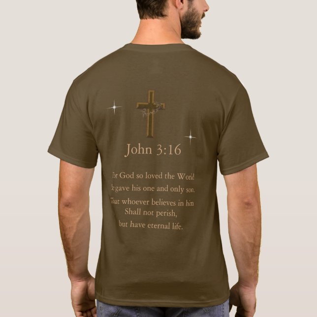 John 3:16 T-Shirt (Back)