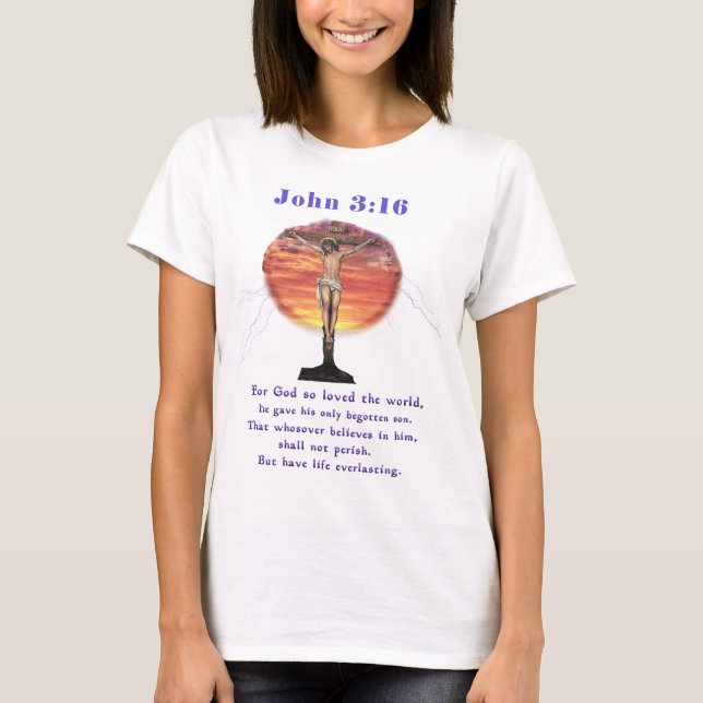 John 3:16 T-Shirt (Front)