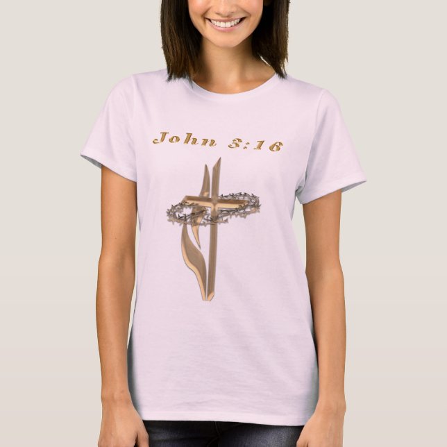 john 3:16 t-shirt (Front)