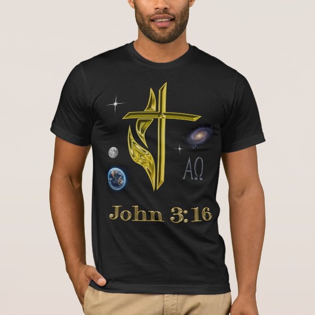 John 3:16 T-Shirt (Front)