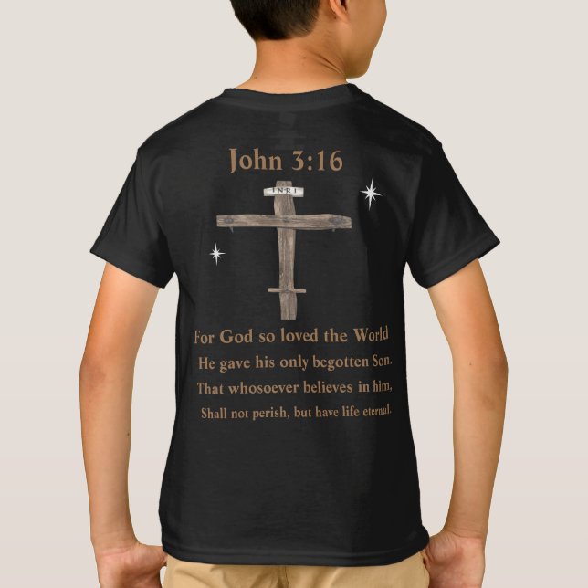John 3:16 T-Shirt (Back)
