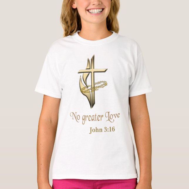 John 3:16 t-shirt (Front)