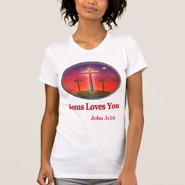 John 3:16 T-Shirt (Front)