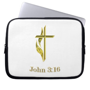John 3:16 t-shirts and more laptop sleeve