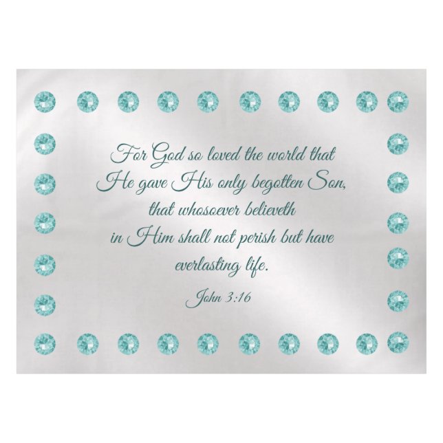 John 3:16   tablecloth (Front (Horizontal))
