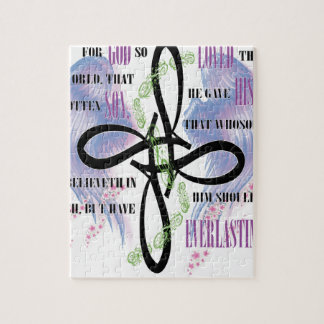 John 3:16 tattoo design jigsaw puzzle