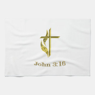 John 3:16 tea towel