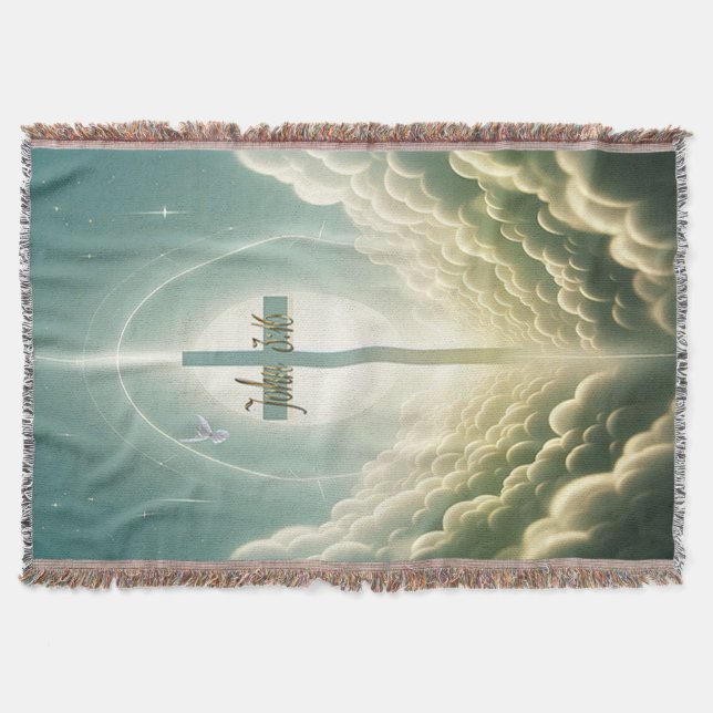 John 3:16 throw blanket (Front)