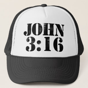 John 3:16 trucker hat